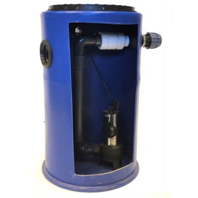 300Ltr Single Sewage Pump Station 10m head,Ideal for extensions, Kitchens, sinlgle w/c's and Annex's